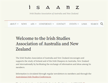 Tablet Screenshot of isaanz.org
